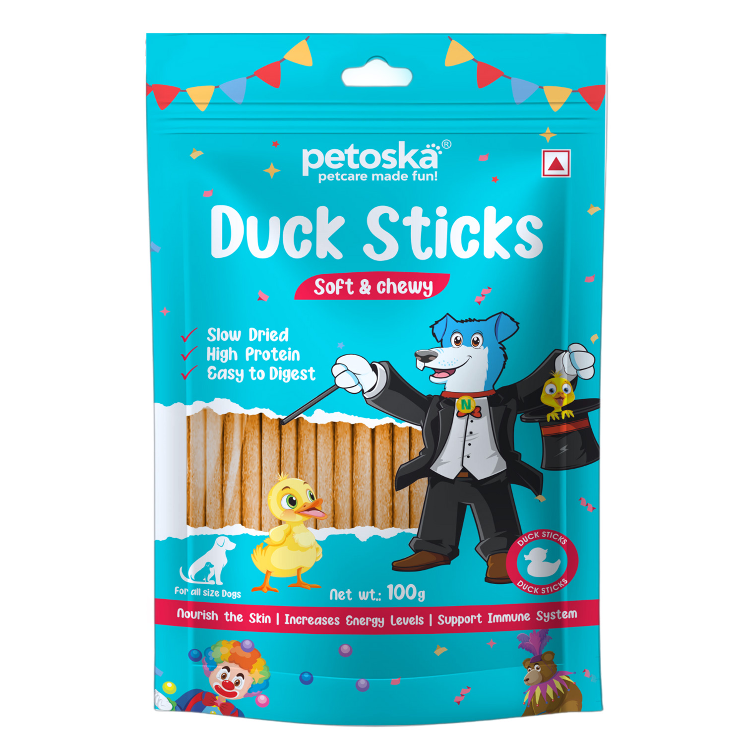 Petoska Duck Sticks- 100gms